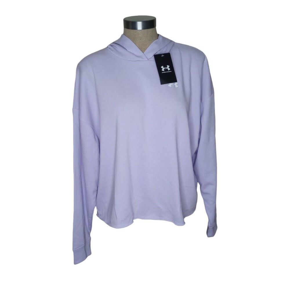 Under Armour Hoodie Womens Sz XS Long Sleeve Active Pullover Lavender